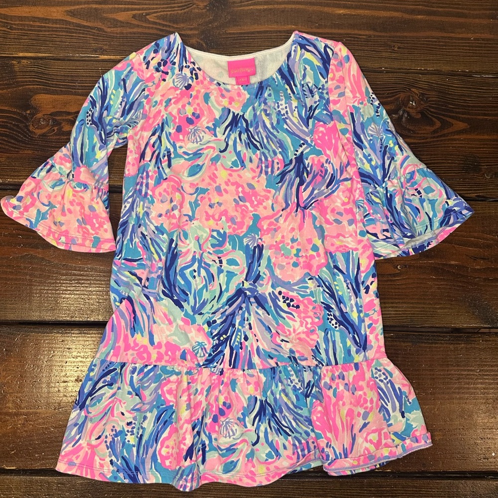 Lilly Pulitzer Bell-sleeve dress - M (6-7)